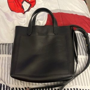 small black madewell transport tote
